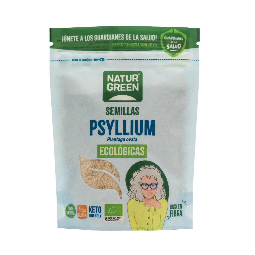 Psyllium Green 100 g: fibra ecológica para tus recetas sin gluten