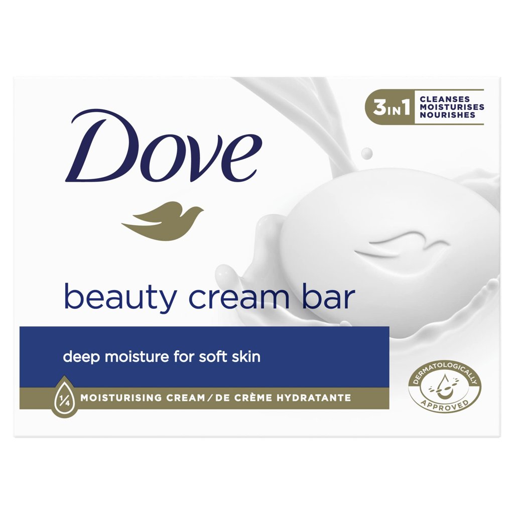 Pack de 4 jabones Dove con hidratación extra a precio de risa