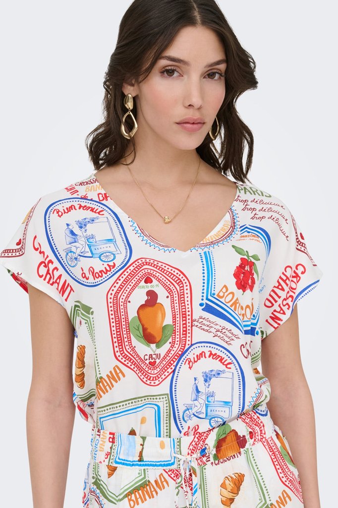 Camiseta estampada a precio regalo