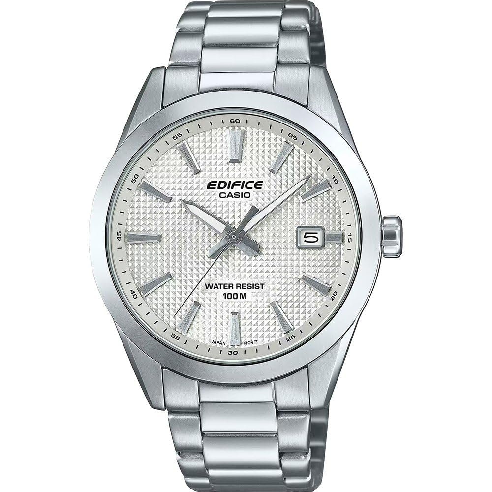 Reloj Casio Edifice con elegante esfera blanca