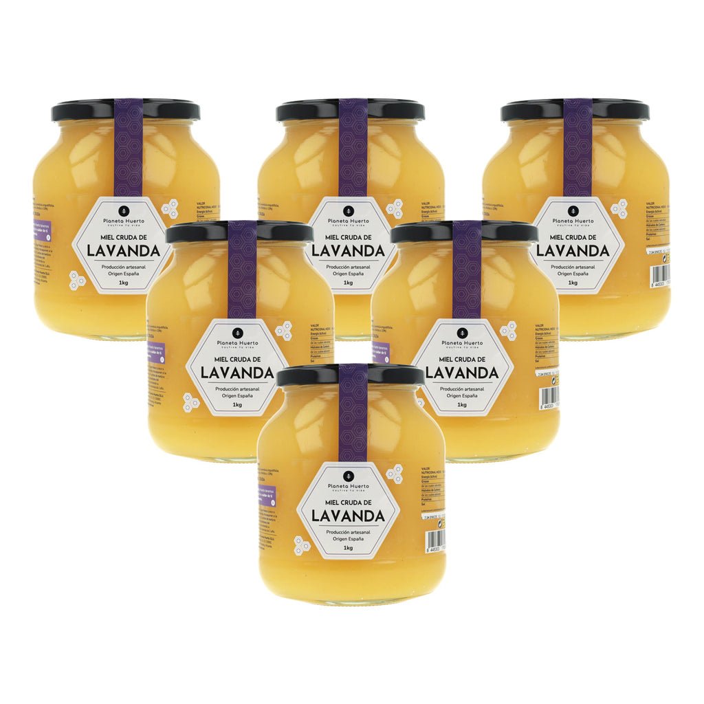 Miel cruda de lavanda al 47% de descuento
