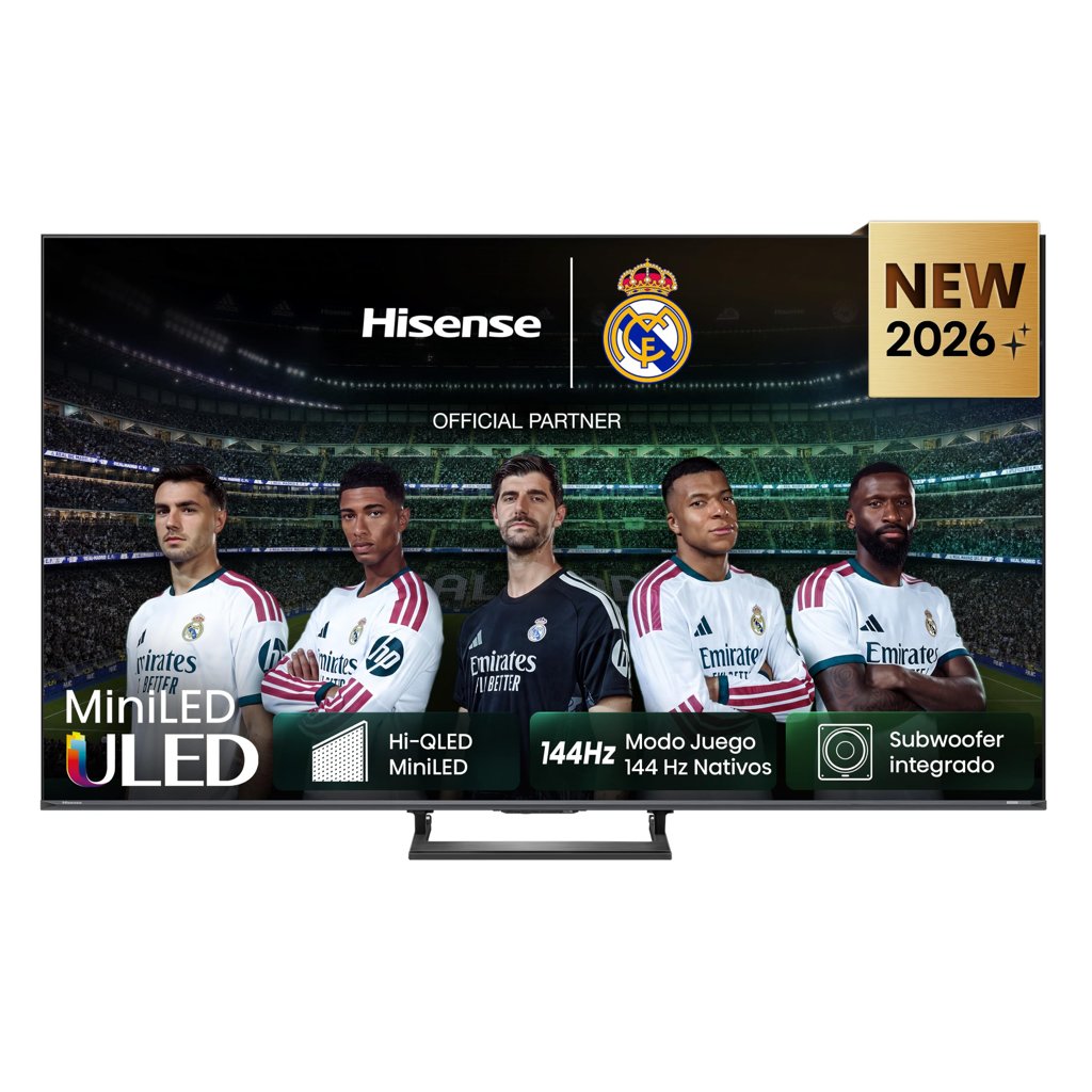 Hisense 65" MiniLED 4K a 144Hz con Subwoofer: calidad de cine en casa