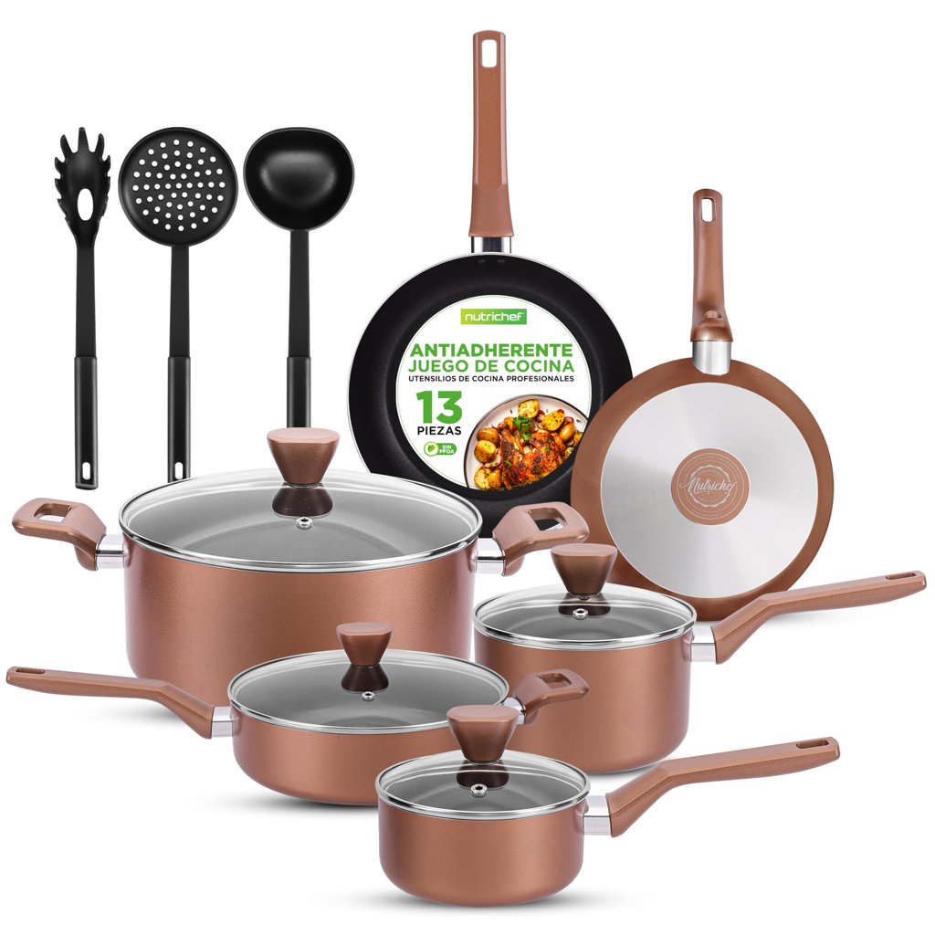 Set de 13 piezas NUTRICHEF para cocinar como un chef