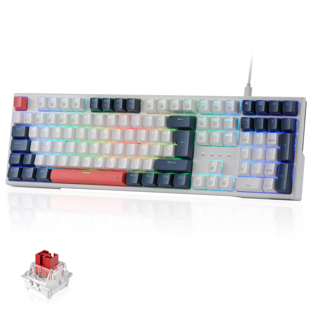 Teclado Gaming con iluminación RGB