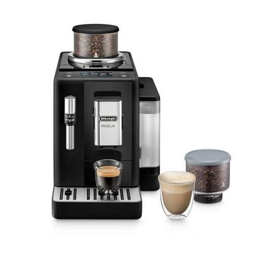 Cafetera De'Longhi Rivelia EXAM440.35.B (Superautomática, sistema Bean Switch, pantalla color 3.5", molinillo