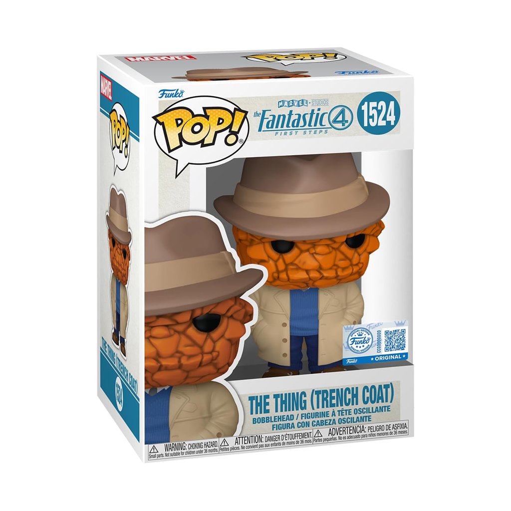 Funko Pop! The Thing con Abrigo de los 4 Fantásticos – Edición 2025