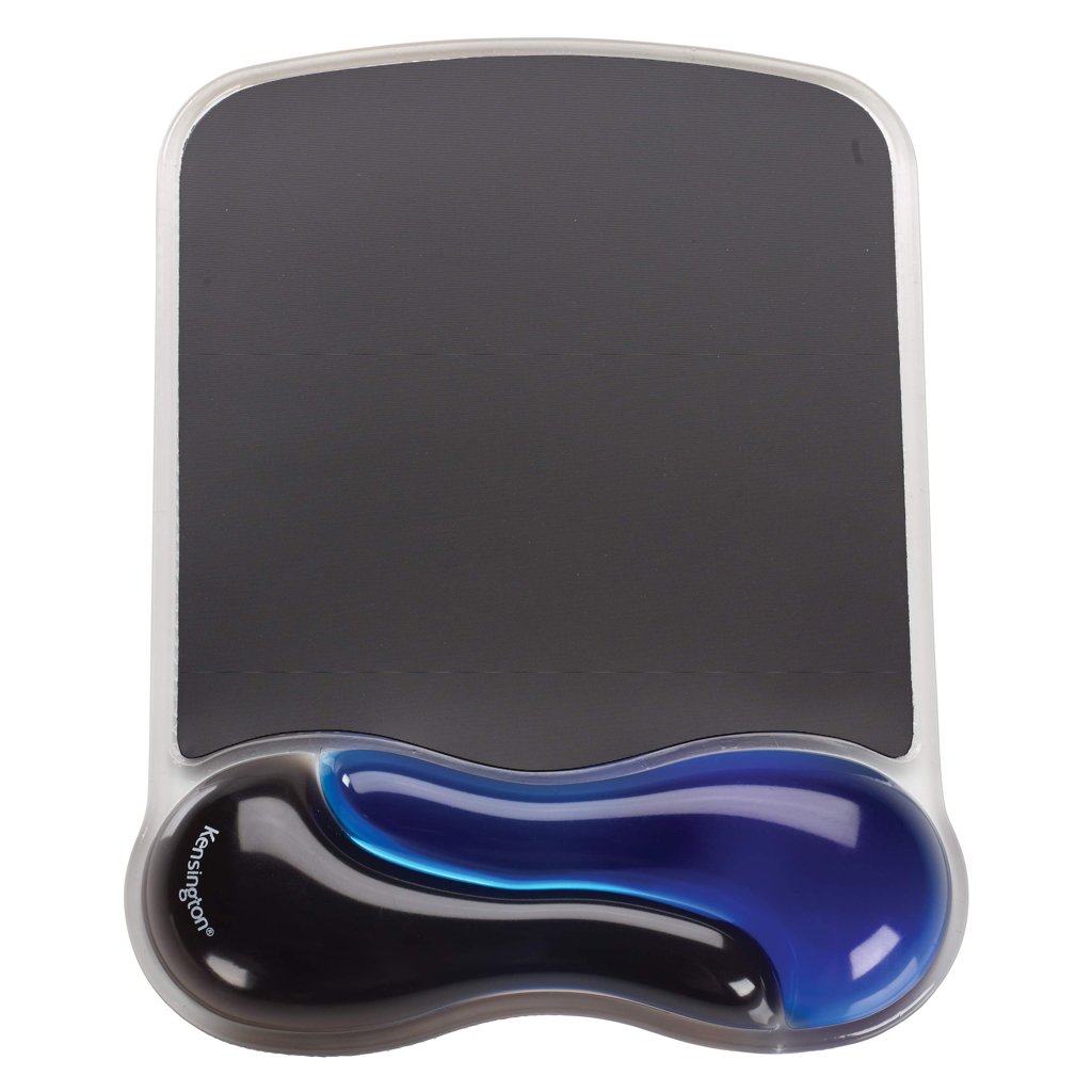 Kensington 62401 - Reposamuñecas Gel dúo ratón, Color Negro