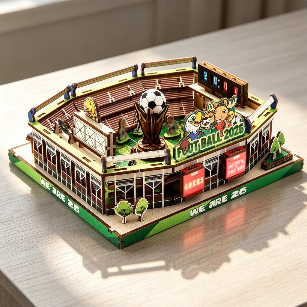 Construye el estadio del Mundial 2026 en 3D