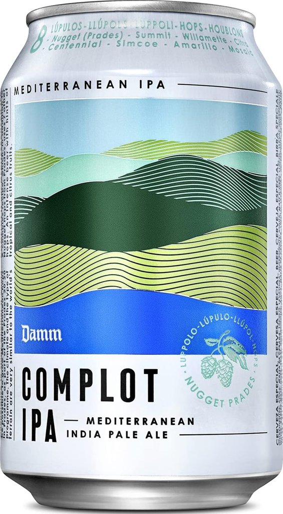 Complot IPA – Pack de 24 latas de cerveza artesanal mediterránea
