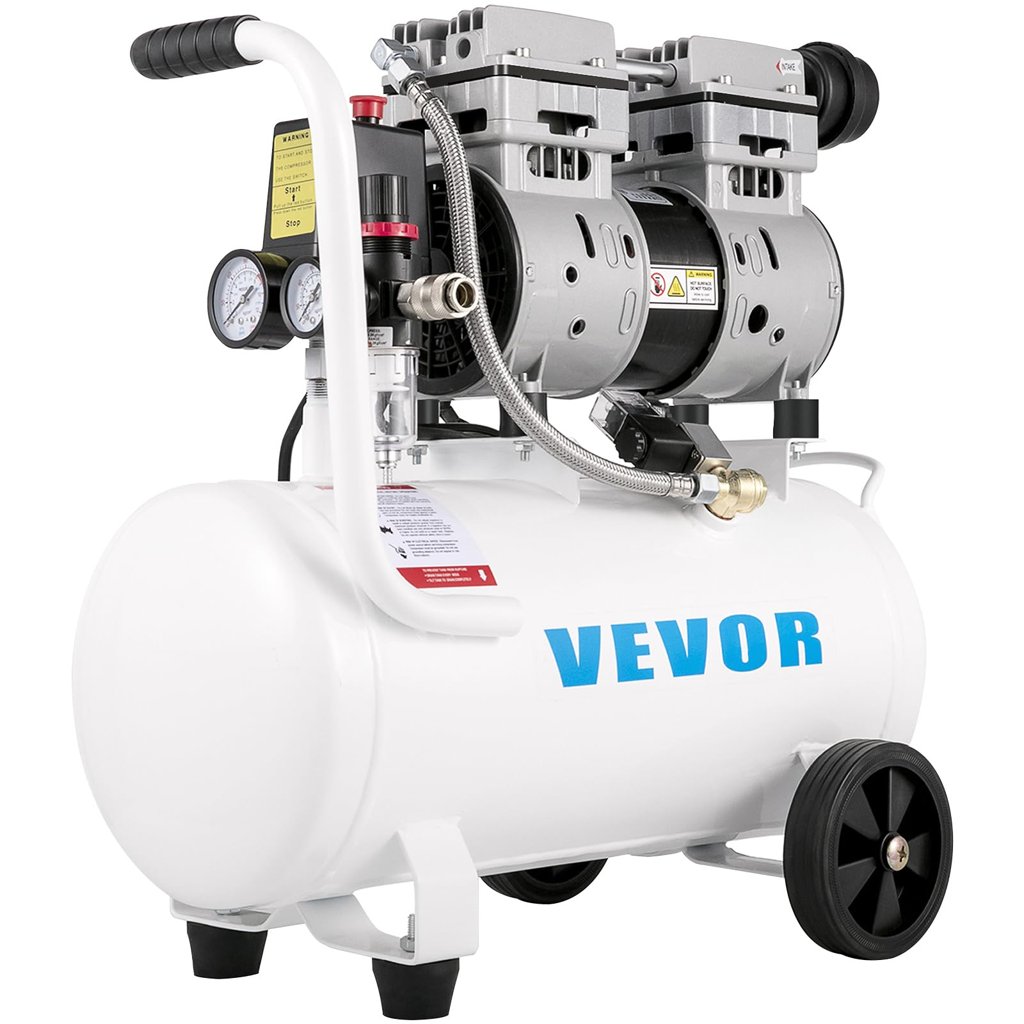 Compresor de aire ultra silencioso VEVOR 25 L – Potente y discreto