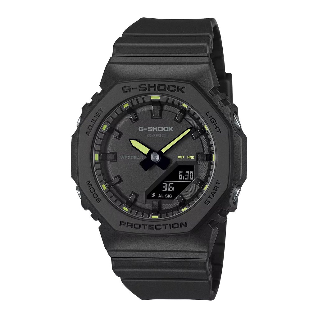 Reloj Casio GMA‑P2100SA‑1A2 con estilo y cronómetro