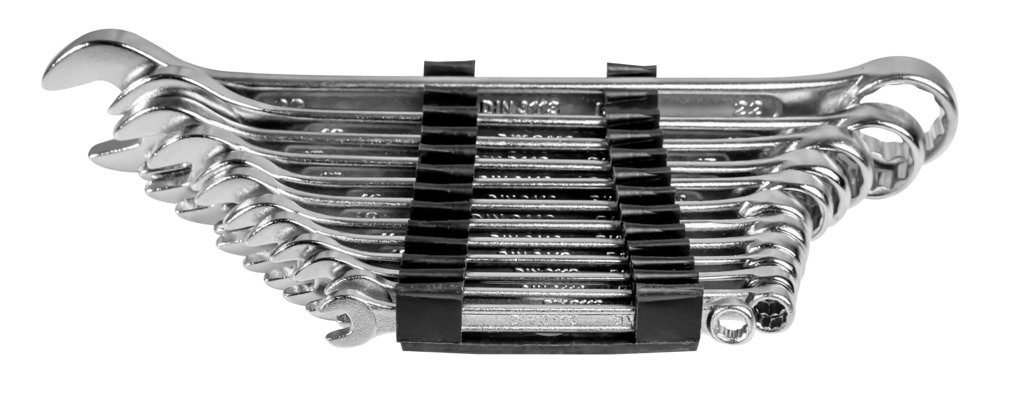 Mannesmann - M 140-08 - Juego de llaves poligonal, 8 piezas., 6-22 mm, CV (Prime)
