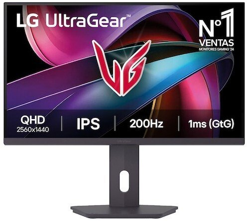 Monitor LG UltraGear 27" QHD 200 Hz: jugabilidad sin límites