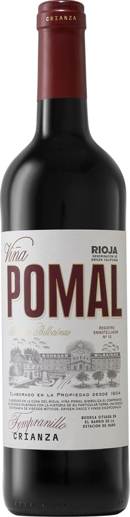 Descubre el encanto del Viña Pomal Crianza, Rioja 100% Tempranillo
