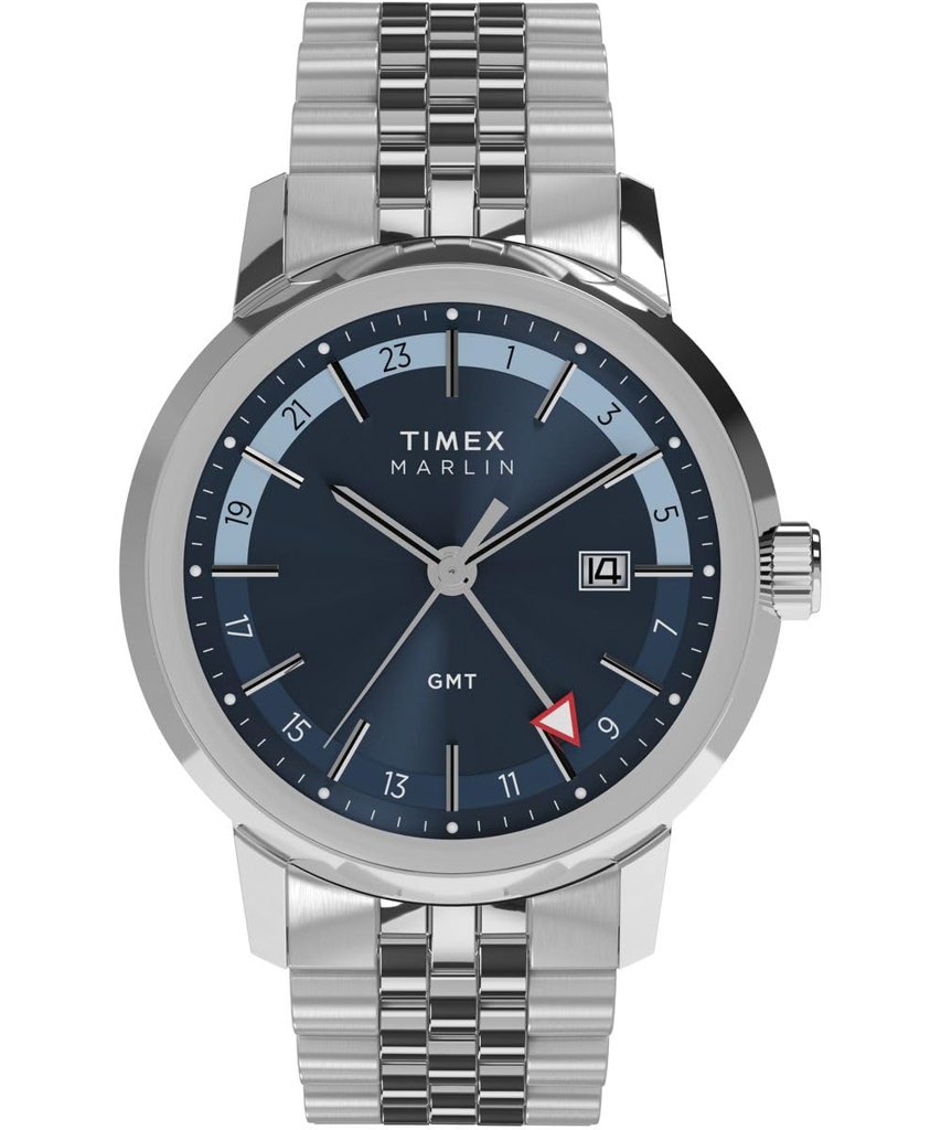 Timex Marlin GMT 40mm: estilo clásico con función GMT