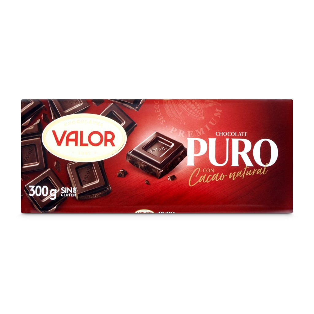 Chocolate puro Valor 300g