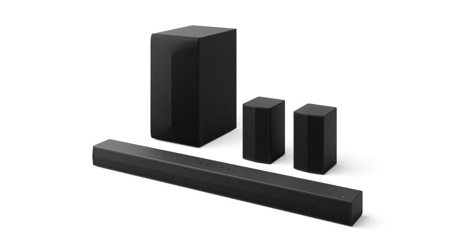 Barra de sonido LG S60TR 5.1 con subwoofer inalámbrico y Bluetooth