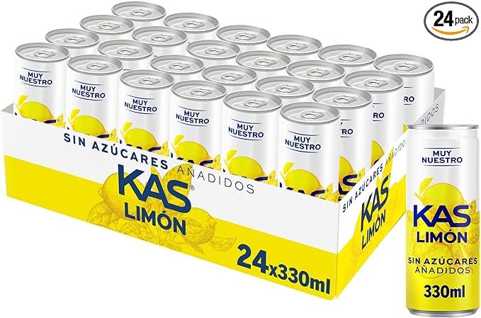 Kas zumo de limón sin azúcar, pack 24 a precio rebajado