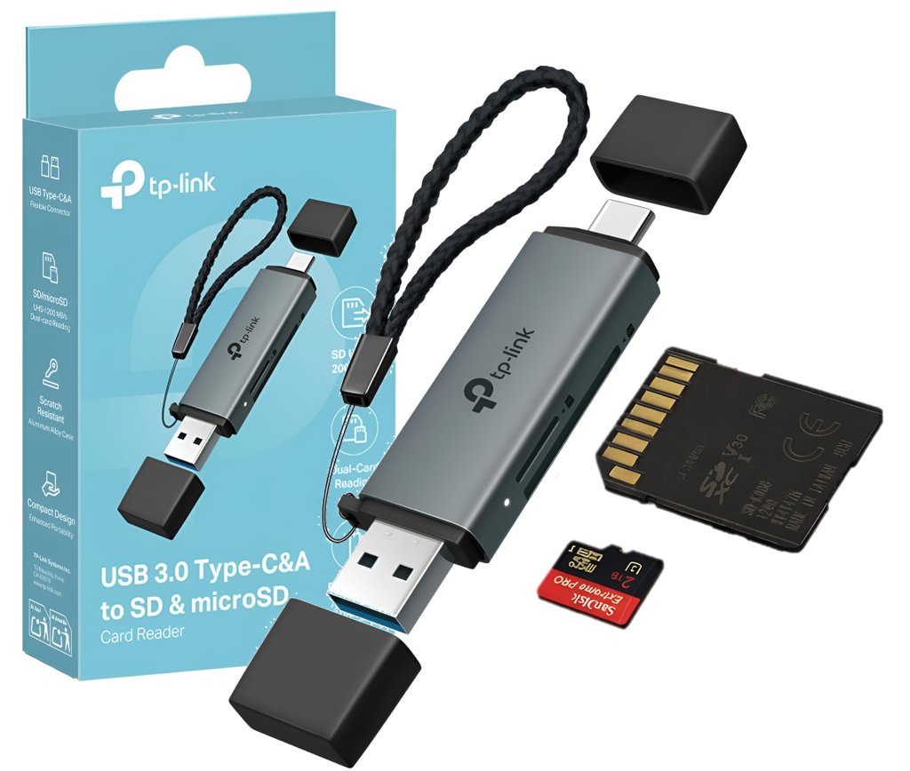 Lector de tarjetas TP-Link USB 3.0 y USB-C por 7,99€