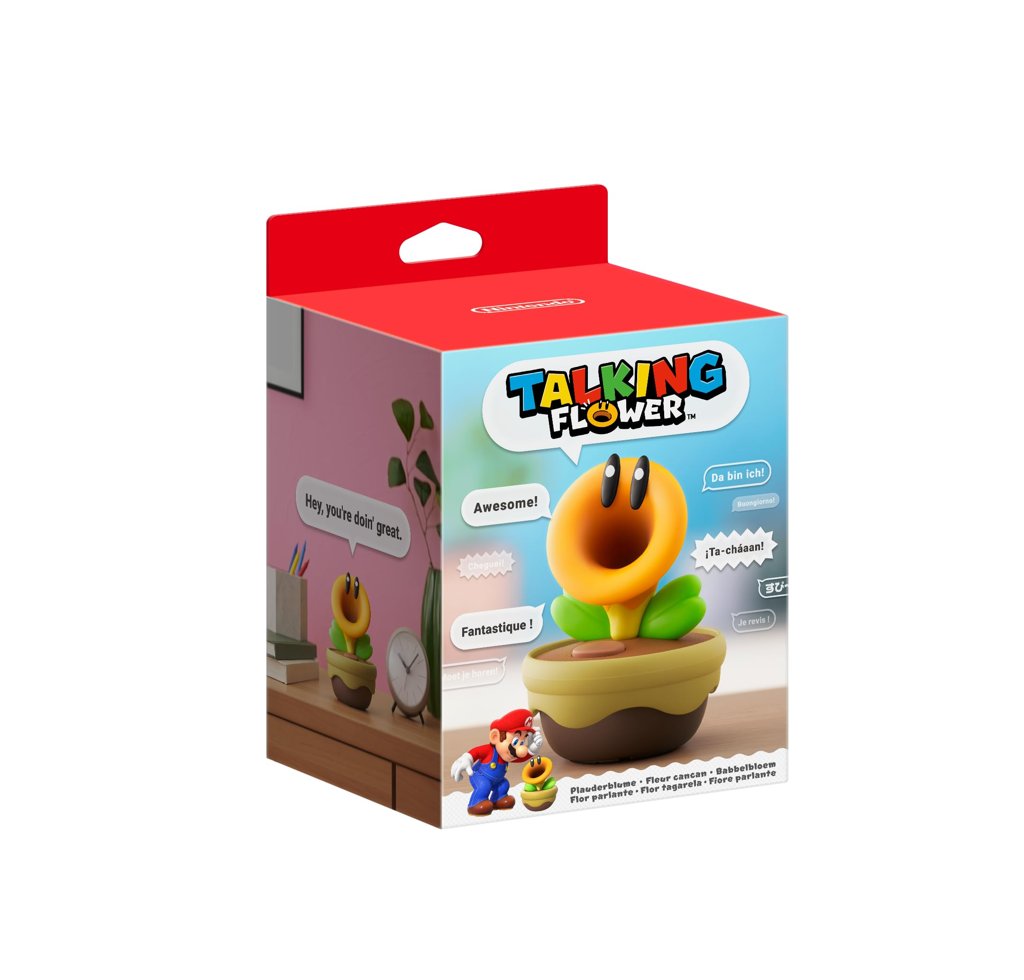 Flor parlante de Super Mario: la sorpresa interactiva de Nintendo