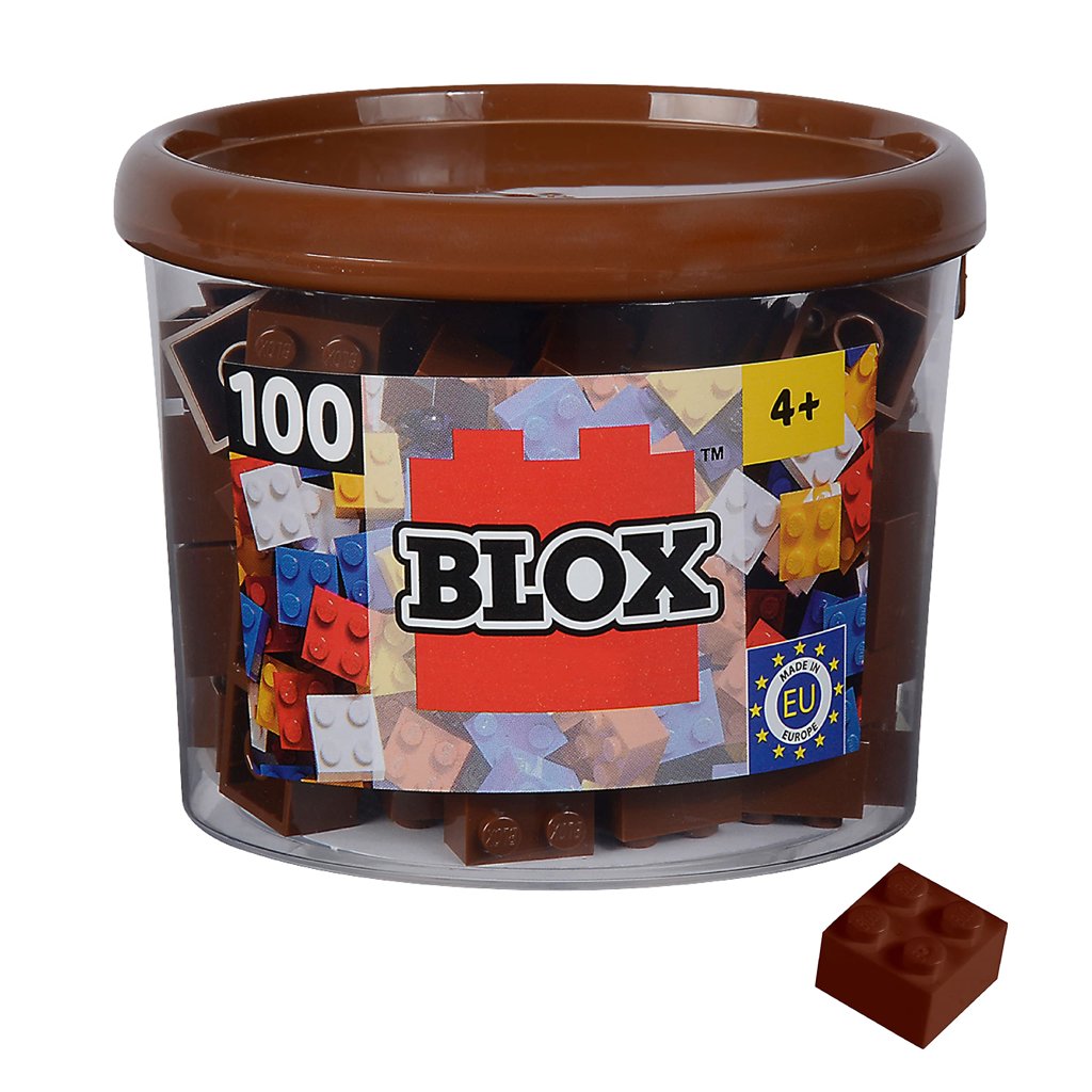 Simba Blox Bloques de construcción Marrones