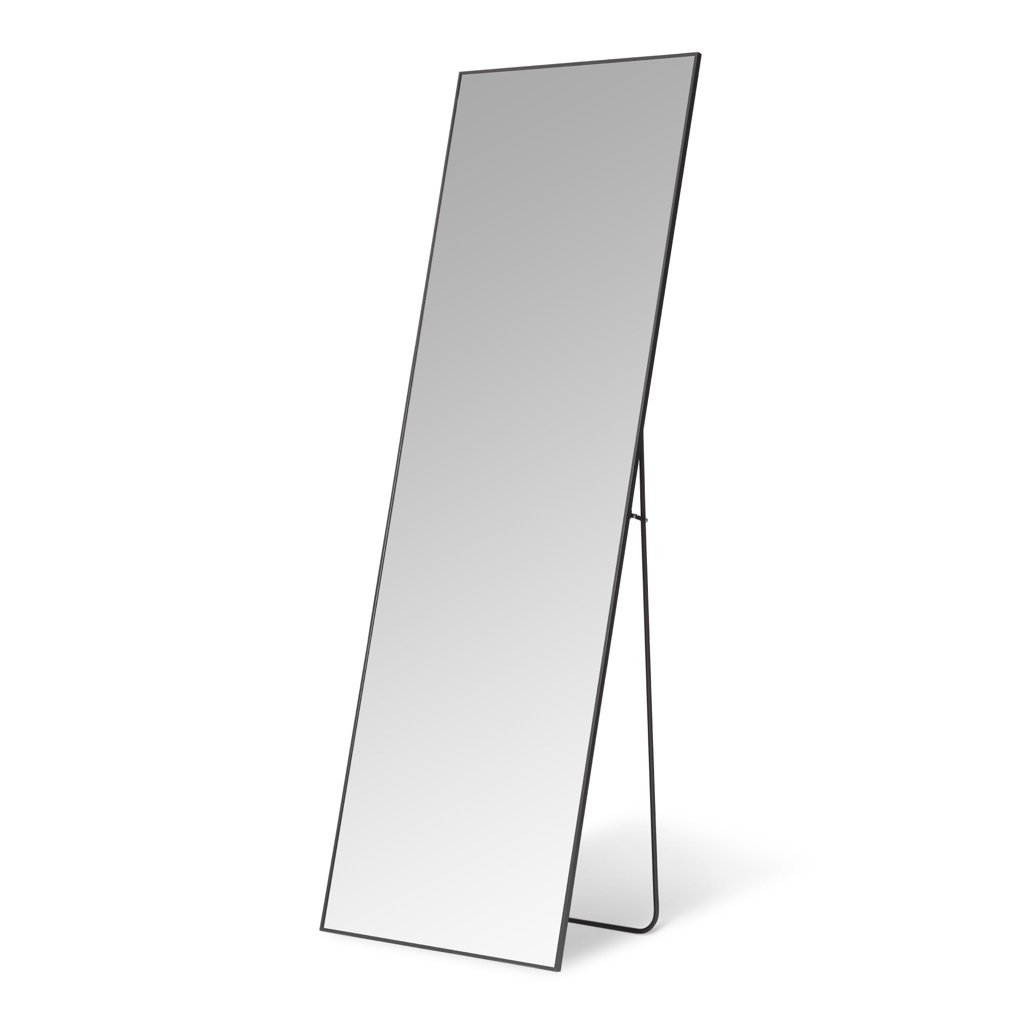 Espejo de cuerpo entero Amazon Basics rectangular 162,6 cm negro