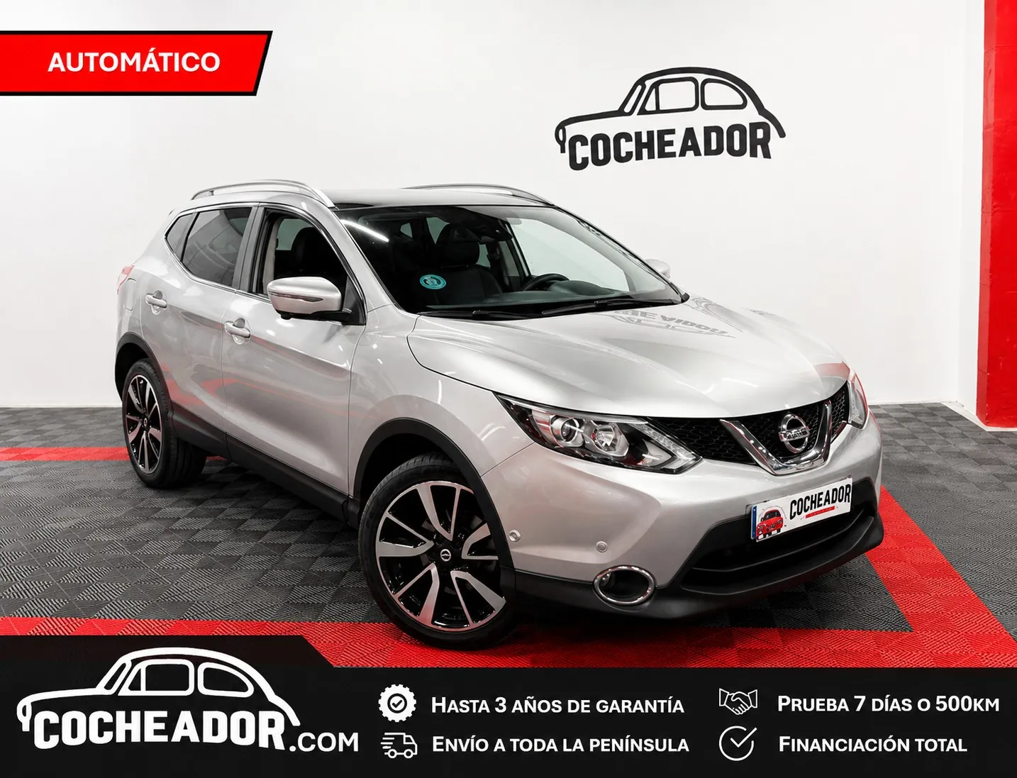 Nissan QASHQAI 1.2i DIG-T TEKNA 4X2 XTRONIC Piel