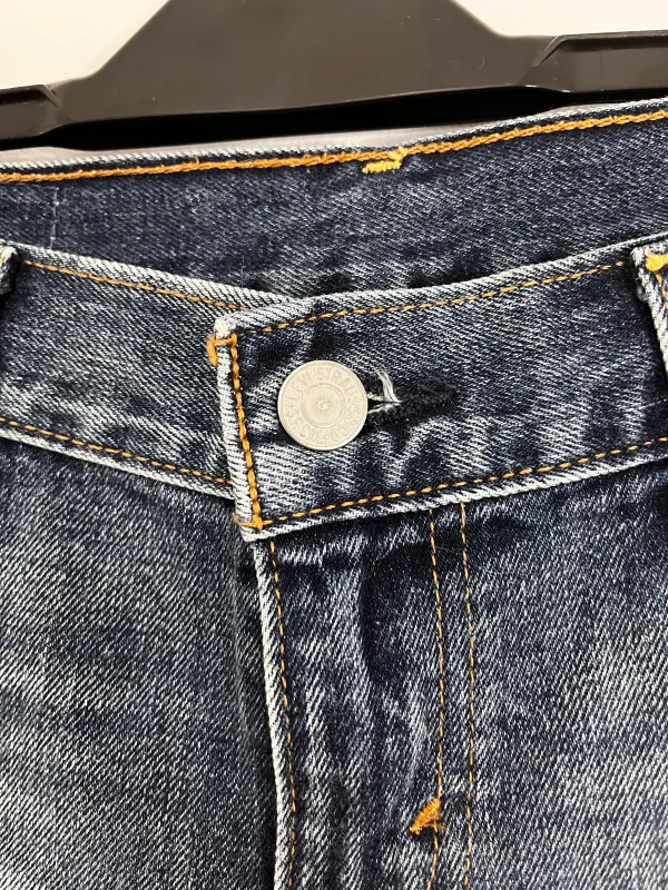 Shorts Vaqueros Levi’s - Talla W24 (Talla 34/XS) - Azul Oscuro Deshilachado