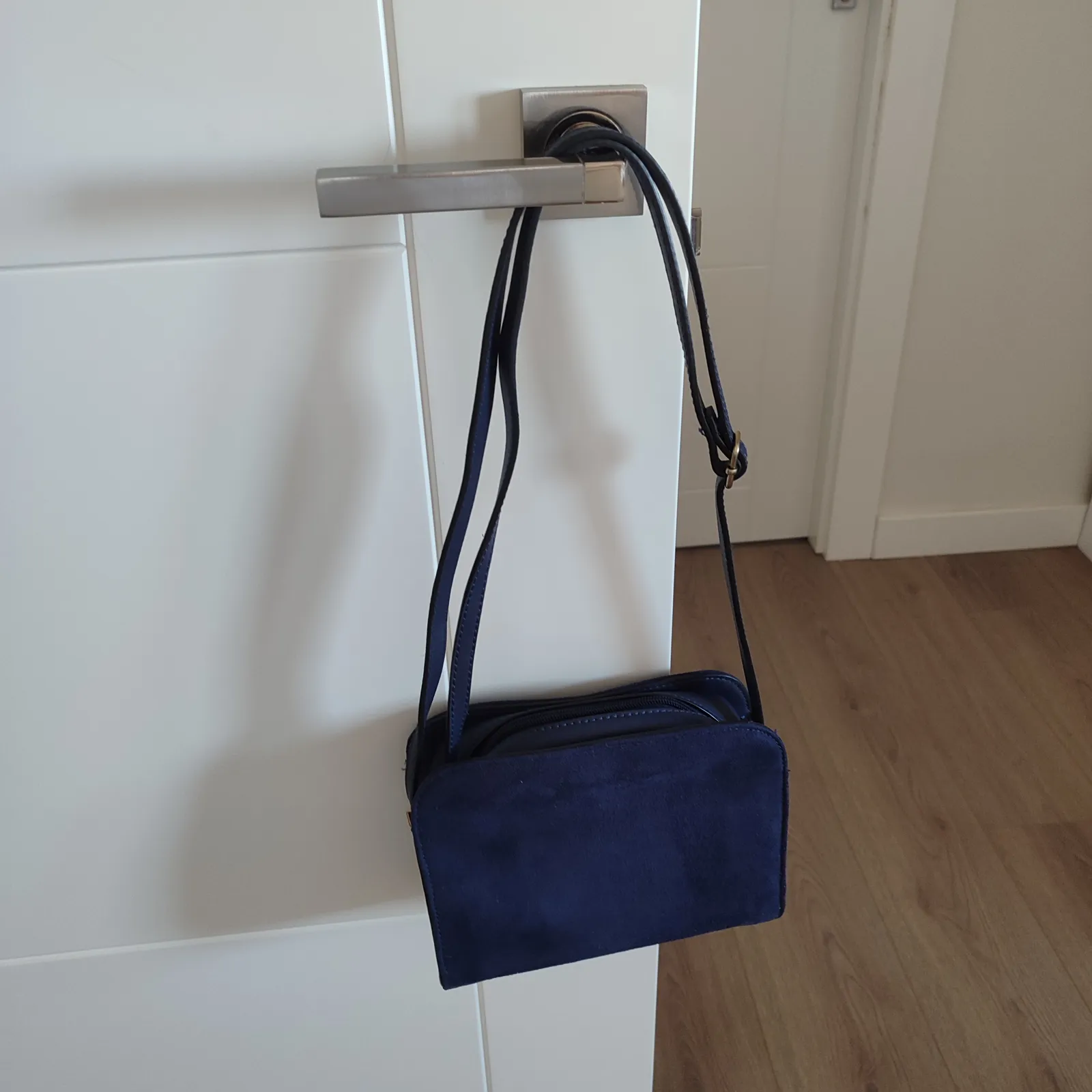 Bolso antelina azul marino