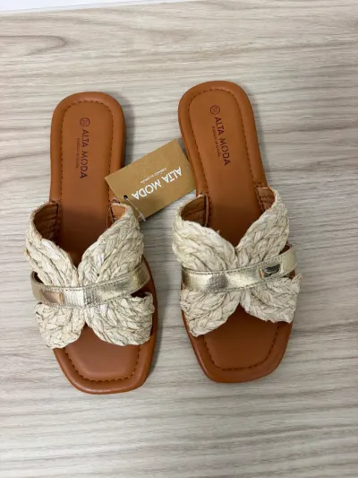 Sandalias yute nuevas con etiqueta