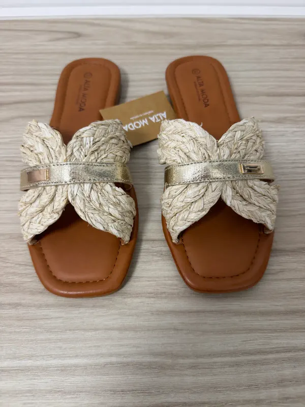 Sandalias yute nuevas con etiqueta
