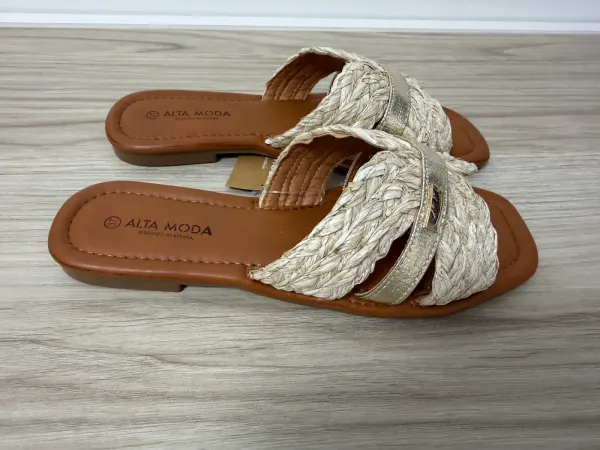 Sandalias yute nuevas con etiqueta