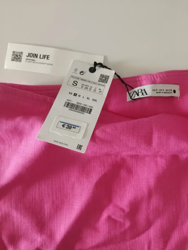 Minifalda ZARA Rosa Fucsia. NUEVA con etiqueta 🩷💝