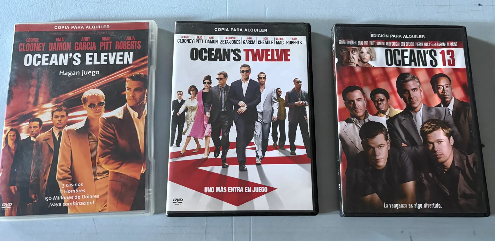 Trilogía Ocean’s Eleven dvd