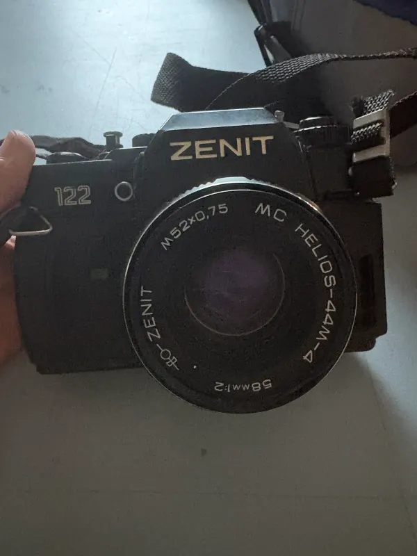 Cámara analógica Zenit 122  con 2 objetivos, cámara de carrete vintage