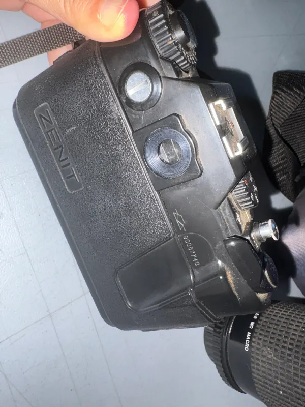 Cámara analógica Zenit 122  con 2 objetivos, cámara de carrete vintage