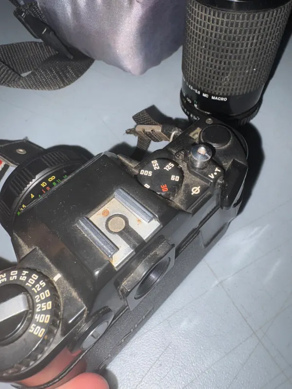 Cámara analógica Zenit 122  con 2 objetivos, cámara de carrete vintage