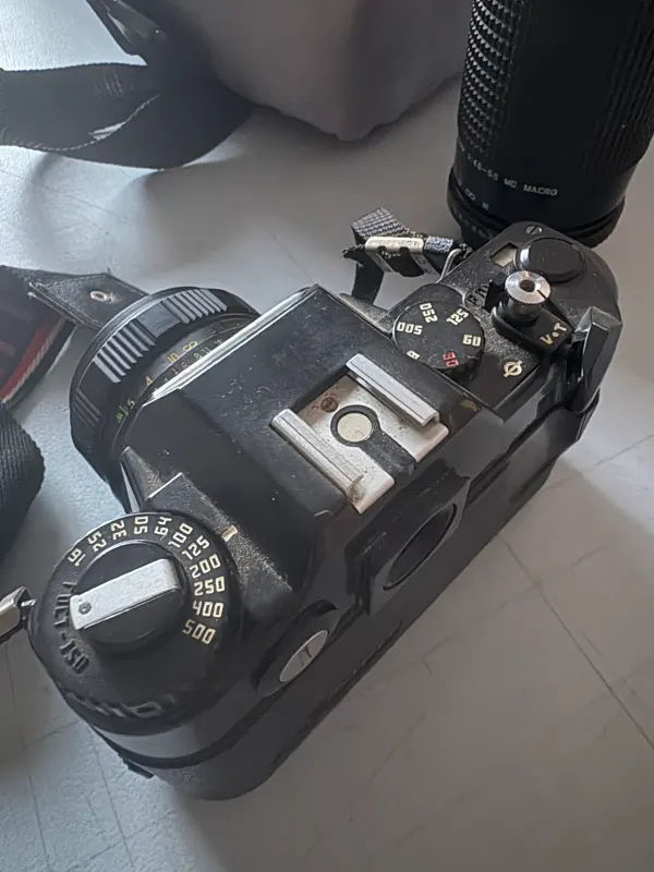 Cámara analógica Zenit 122  con 2 objetivos, cámara de carrete vintage