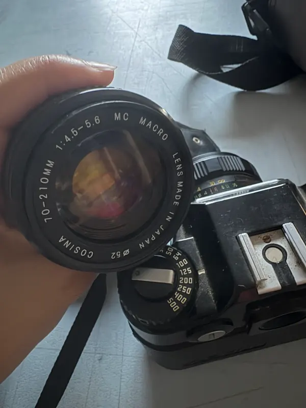 Cámara analógica Zenit 122  con 2 objetivos, cámara de carrete vintage