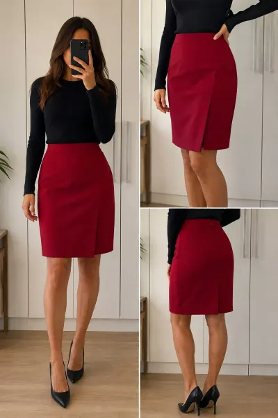 Falda Burberry