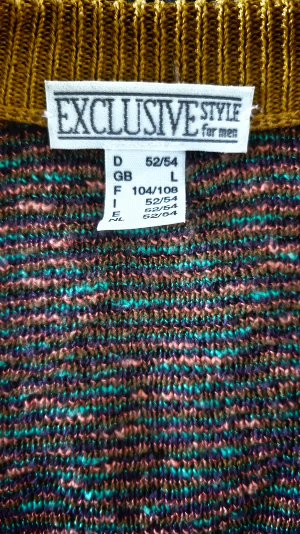 Vintage Coogi-style Abstract Patterned Knit Cardigan,suèter, jersey y2k 🎨🧥