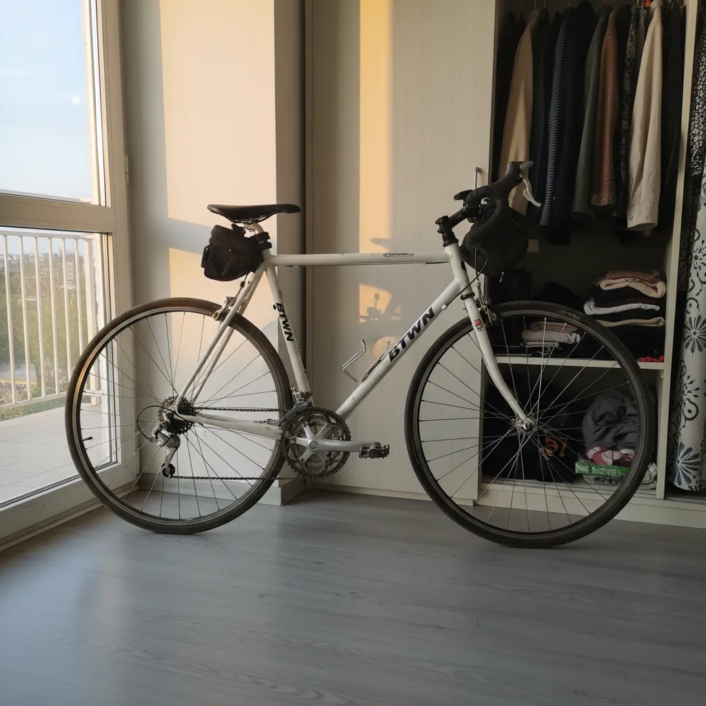 Bicicleta Btwin Blanca Adulto