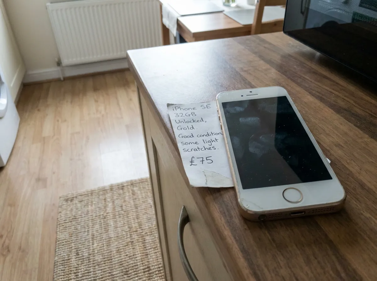 iPhone SE 32GB Libre iCloud Gold