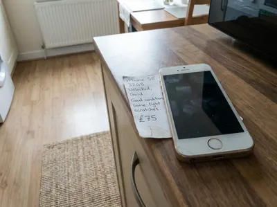 iPhone SE 32GB Libre iCloud Gold