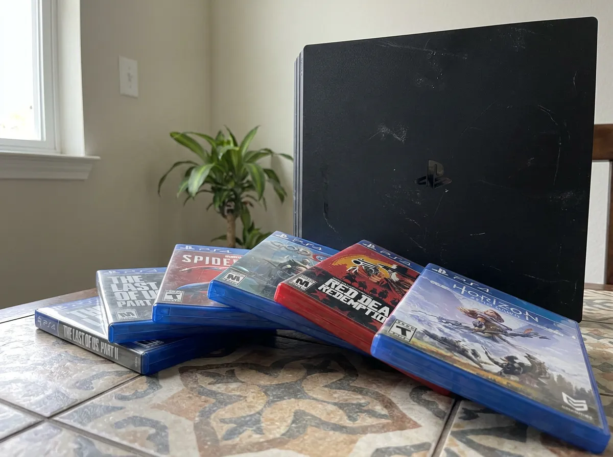 Playstation 4 Pro (1TB) + 5 Juegos
