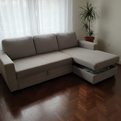 Sofá-cama chaise longue con arcón