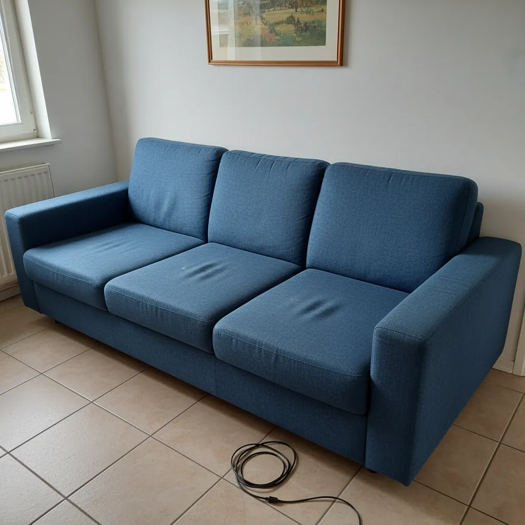 Sofá modular Ikea ESKILSTUNA azul.