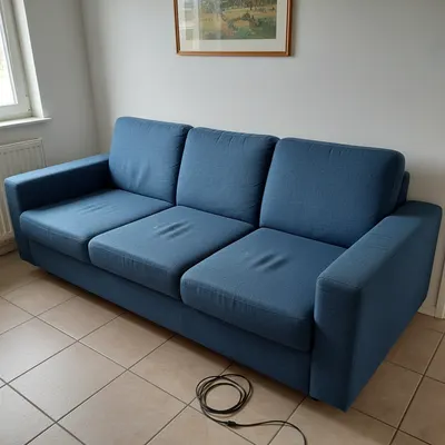 Sofá modular Ikea ESKILSTUNA azul.