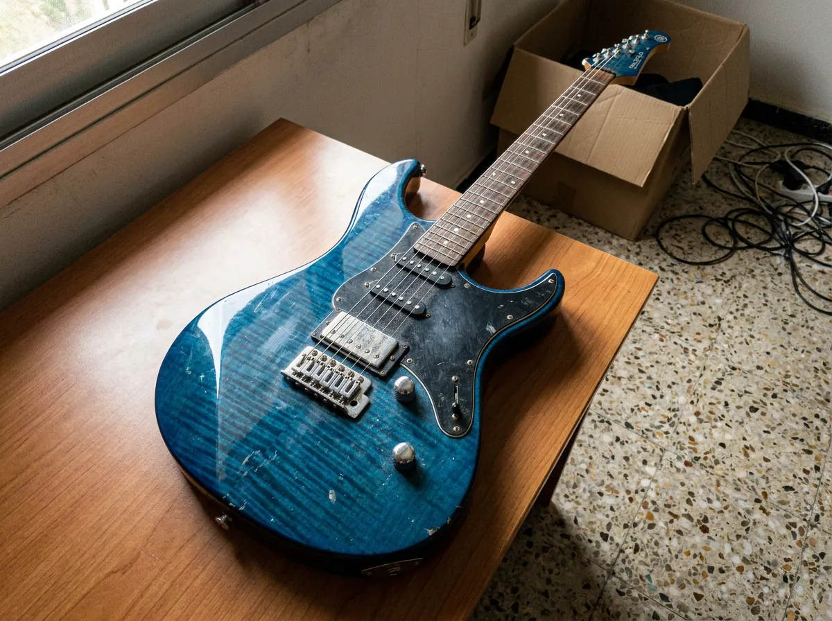 Yamaha Pacifica 212VQM TBL Guitarra Eléctrica