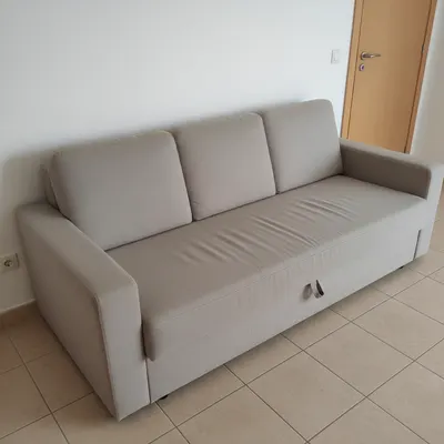 Sofá Cama Beige/Gris